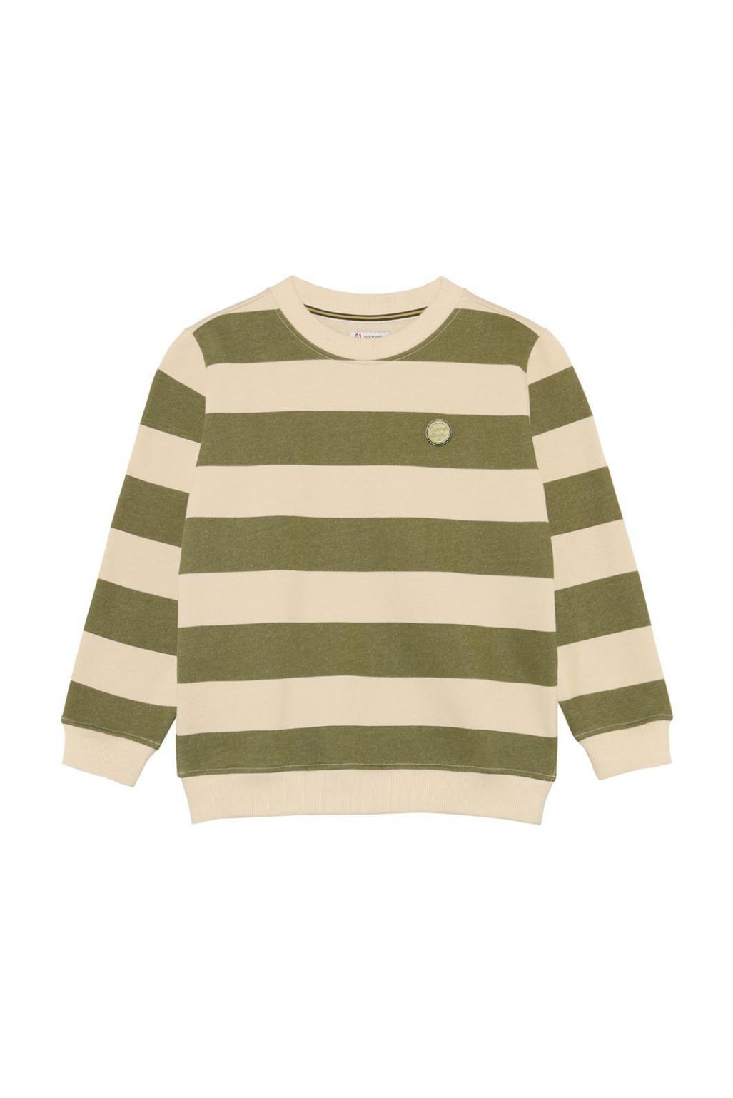 Noppies Kids Sweater Raoul - Stripe Pattern Medium Grey Noppies Kids Sweater Raoul - Stripe Pattern Medium Grey