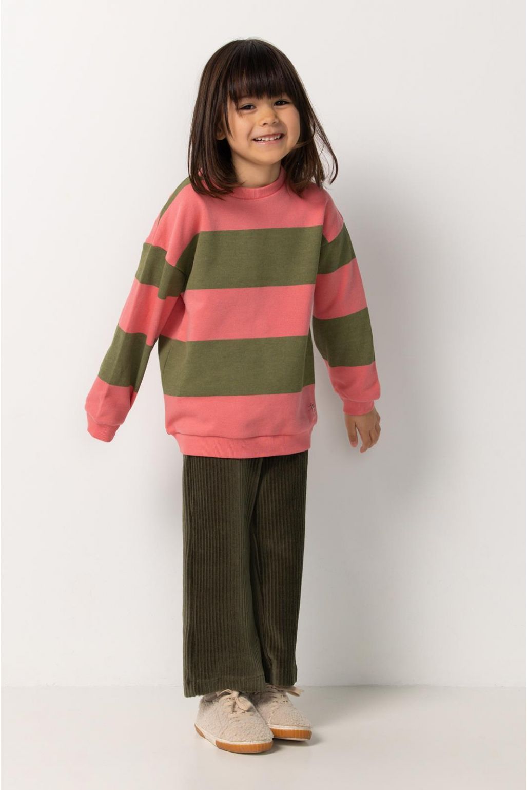 Noppies Kids Sweater Pinehill - Stripe Pattern Pink Noppies Kids Sweater Pinehill - Stripe Pattern Pink