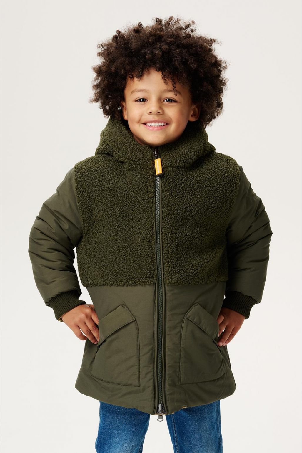 Noppies Kids Winterjas Lecce - Reversible - Forest Night