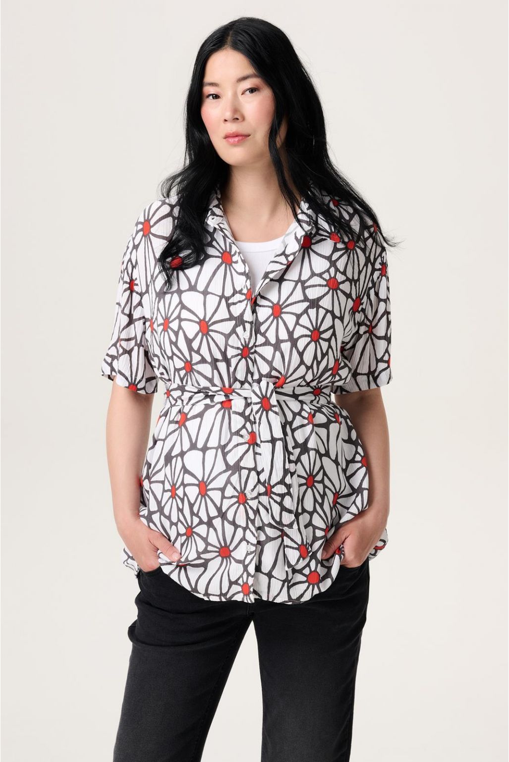 Noppies Maternity Blouse all over print - Three Color Flower