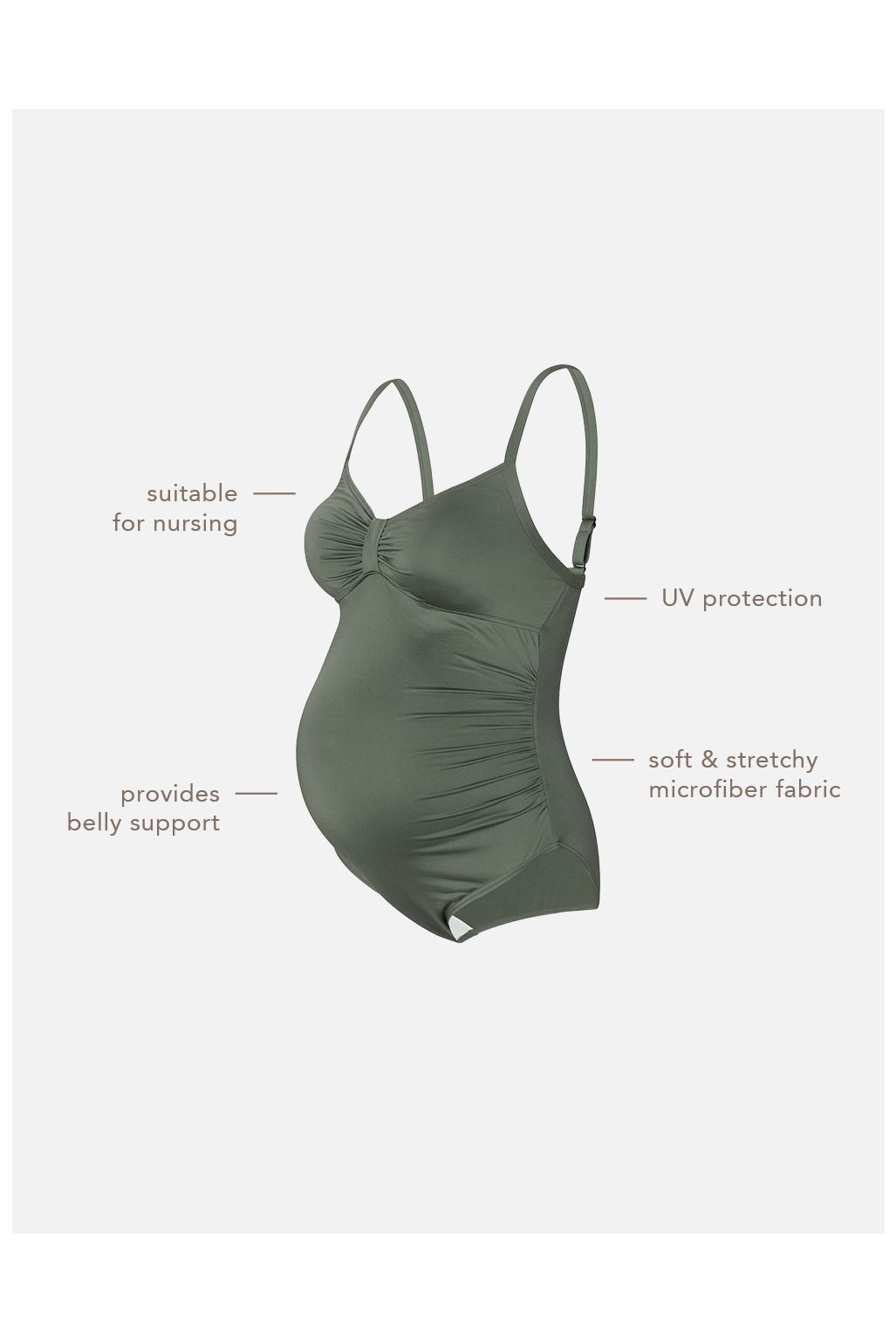 Noppies Maillot de bain Saint Tropez - Olive