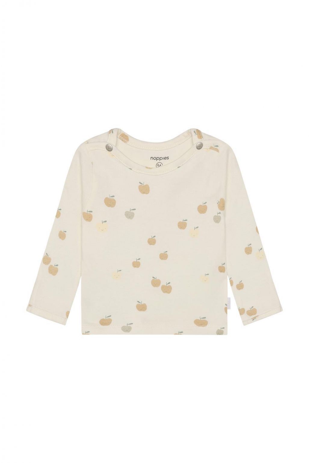 Noppies Baby Longsleeve all over print - Egret