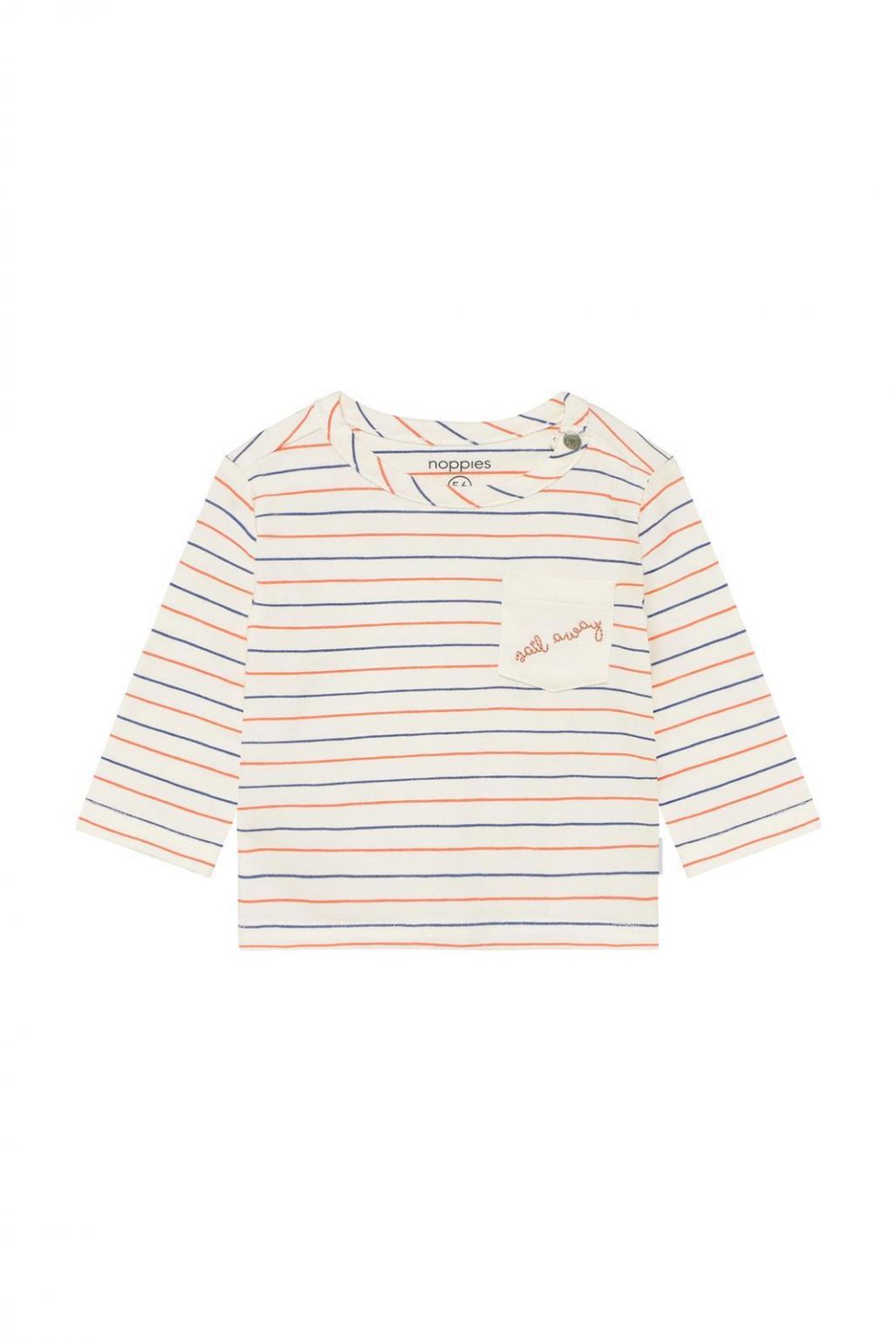 Noppies Baby Longsleeve stripe - Egret