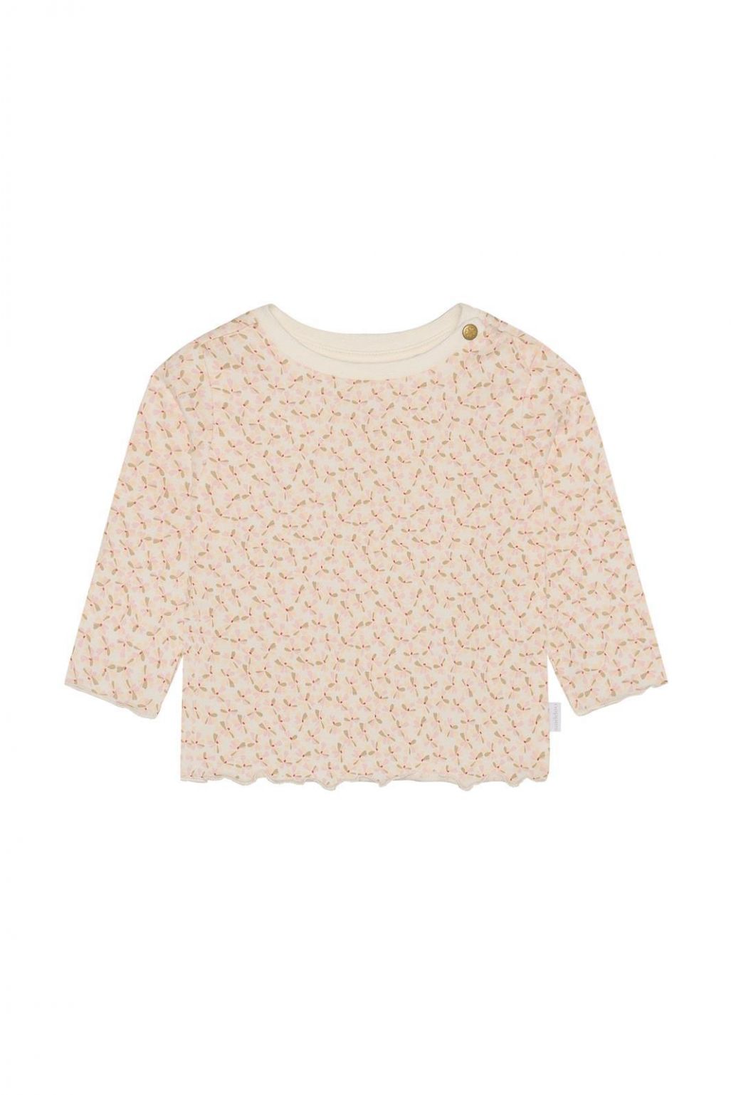 Noppies Baby Longsleeve all over print - Egret