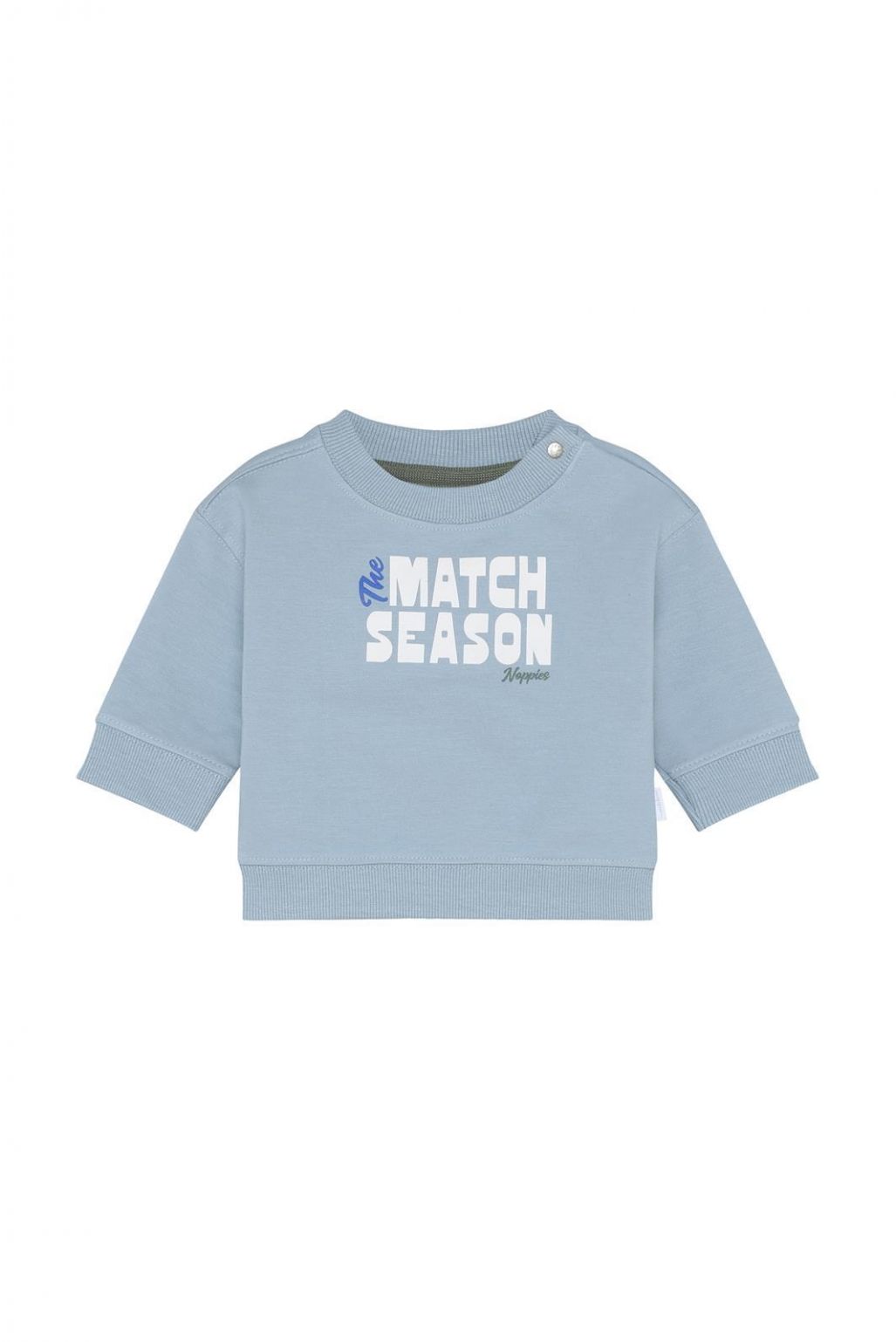 Noppies Baby Sweat Sweater LS - Dusty Blue