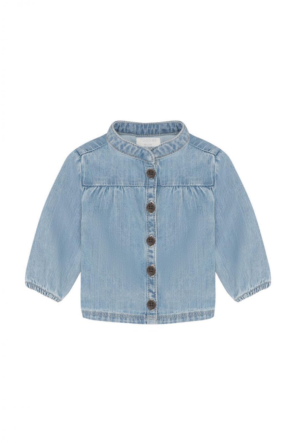 Noppies Baby Blouse - Light Blue Denim