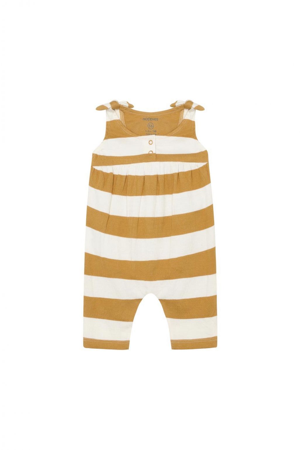 Noppies Baby Jumpsuit sleeveless stripe - Prairie Sand Noppies Baby Jumpsuit sleeveless stripe - Prairie Sand