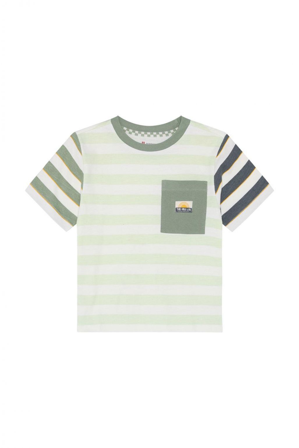 Noppies Kids T-shirt stripe - Almost Aqua