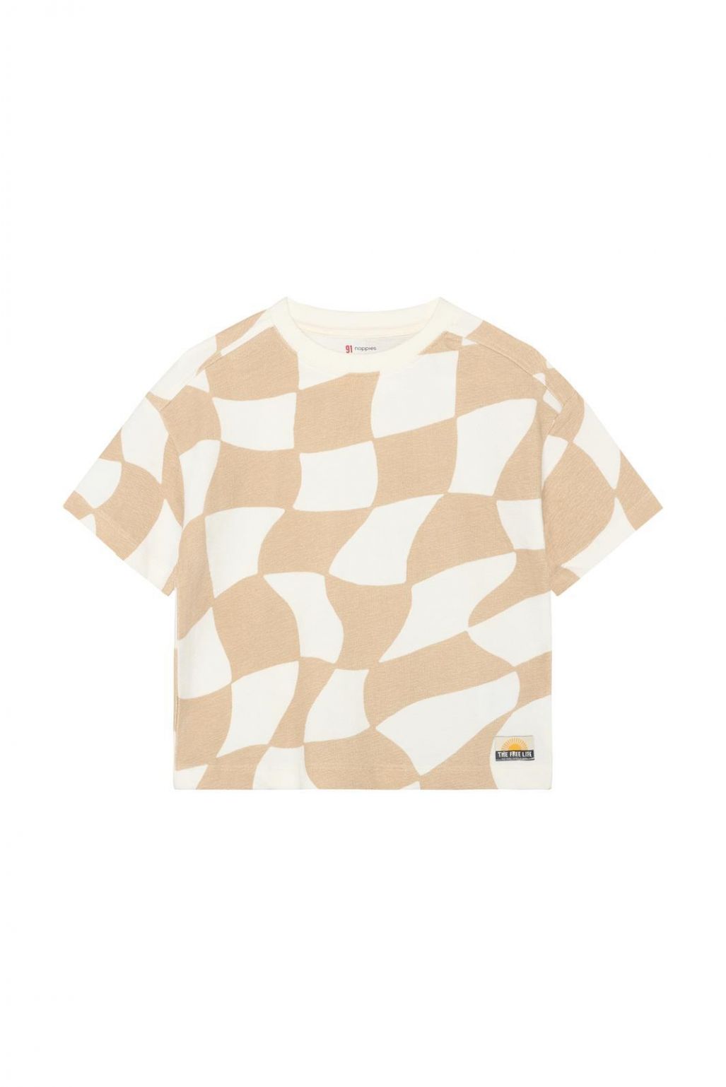 Noppies Kids T-shirt all over print - Egret