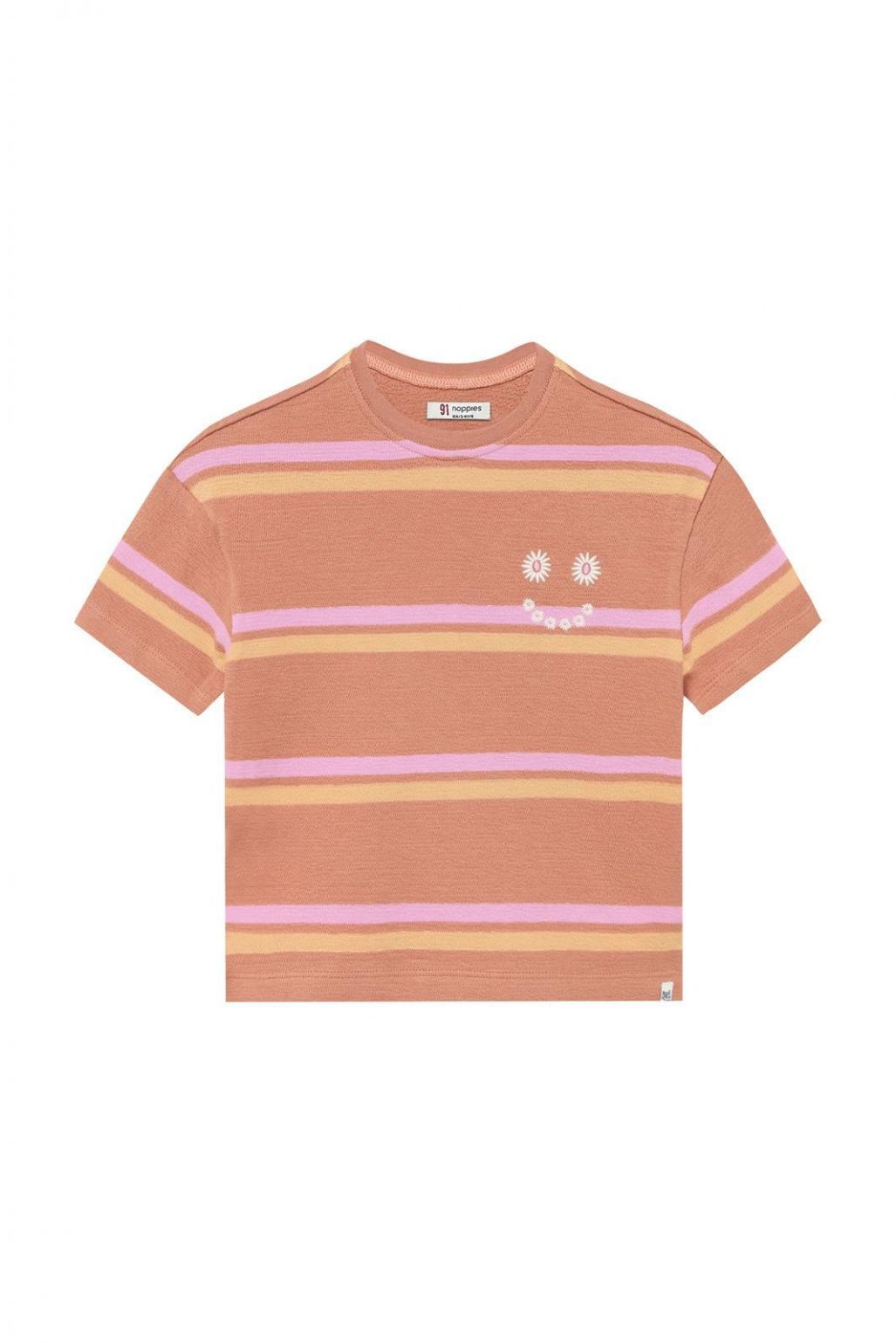 Noppies Kids T-shirt stripe - Cork Noppies Kids T-shirt stripe - Cork