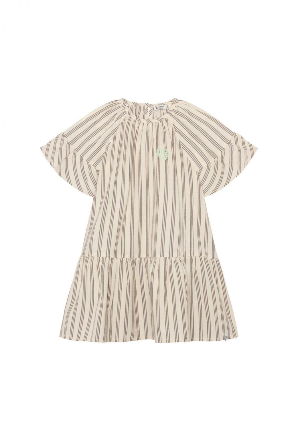 Noppies Kids Jurk stripe - Bone White