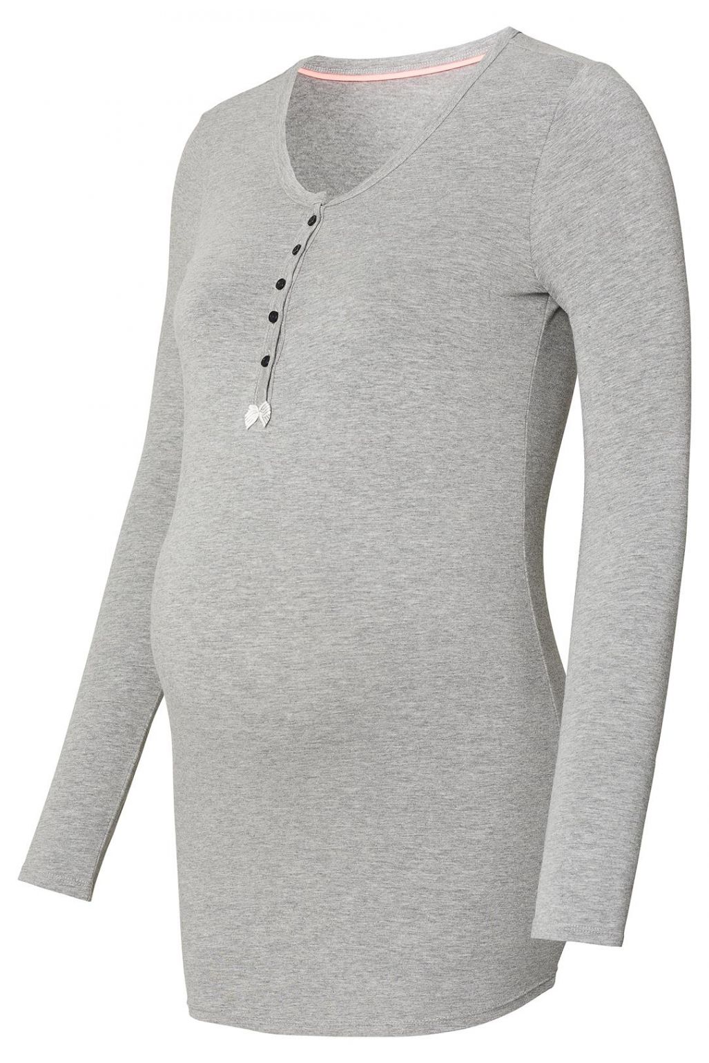 Noppies Still-Schlafshirt Feline - Grey Melange