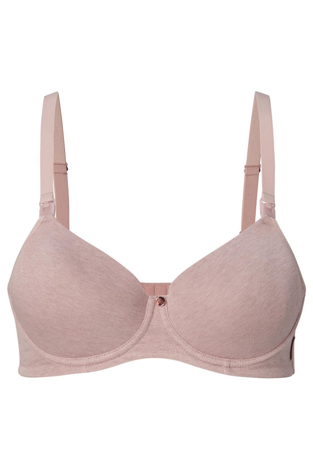 Noppies Nursing bra padded Cotton Melange - Bark Melange