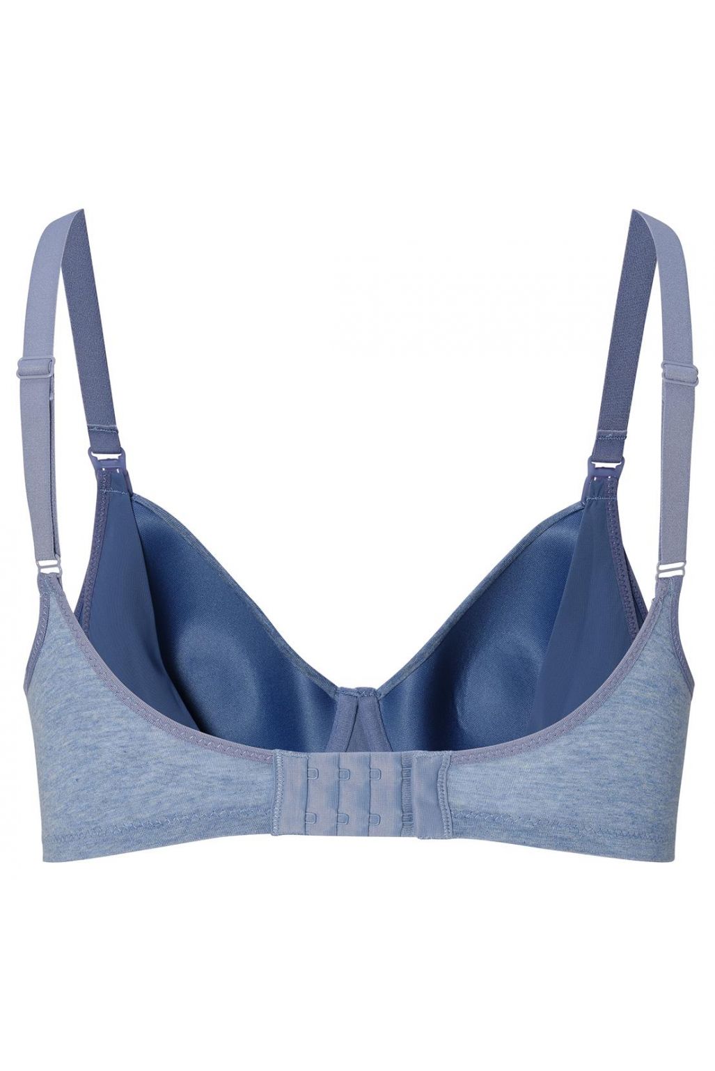 Noppies Voorgevormde voedingsbh Cotton Melange - Light Blue Melange