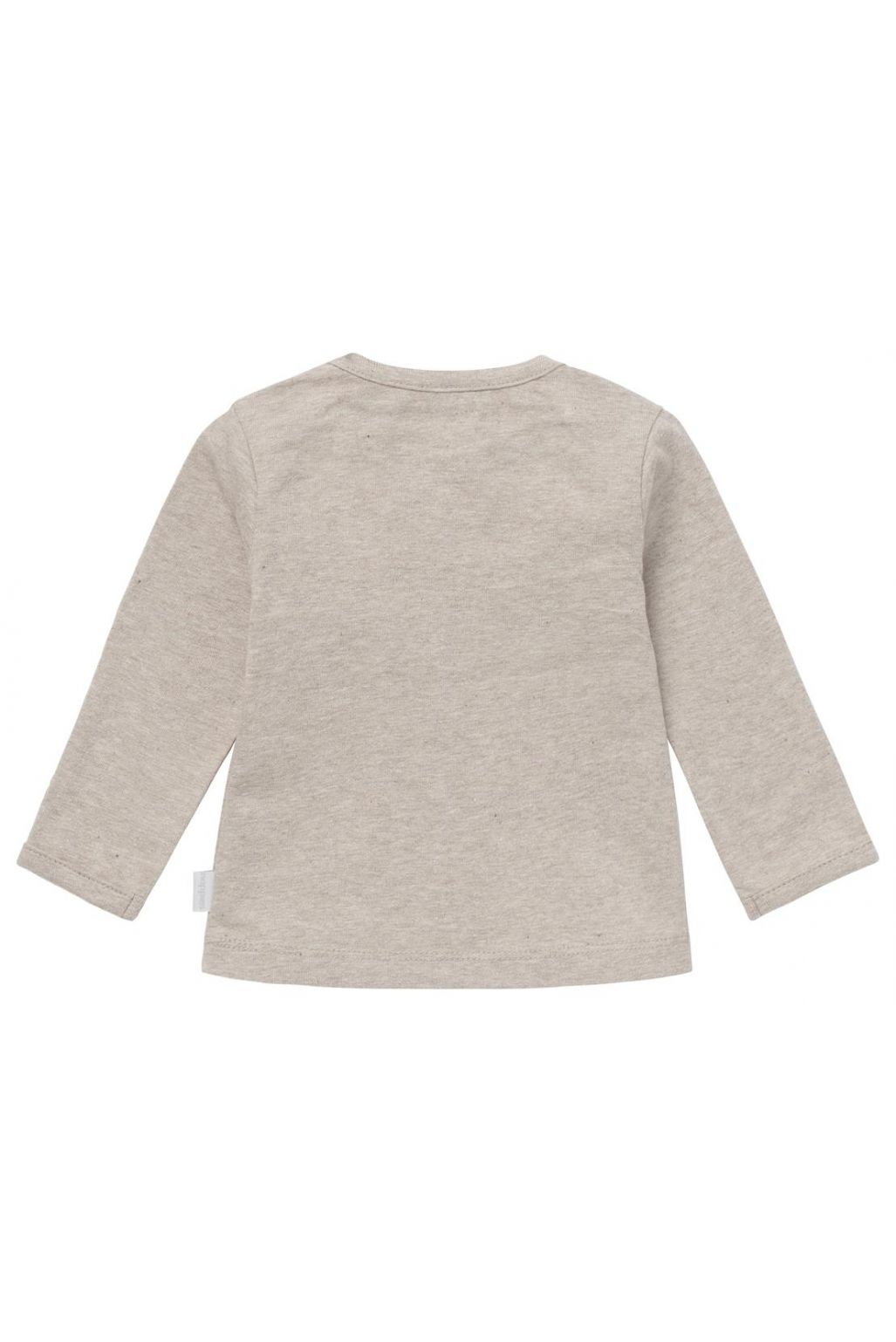 Noppies Baby Langarmshirt Hester - Taupe Melange