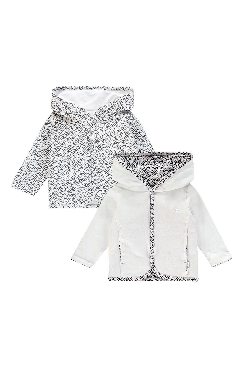 Noppies Baby Gilet Haye - White Noppies Baby Gilet Haye - White