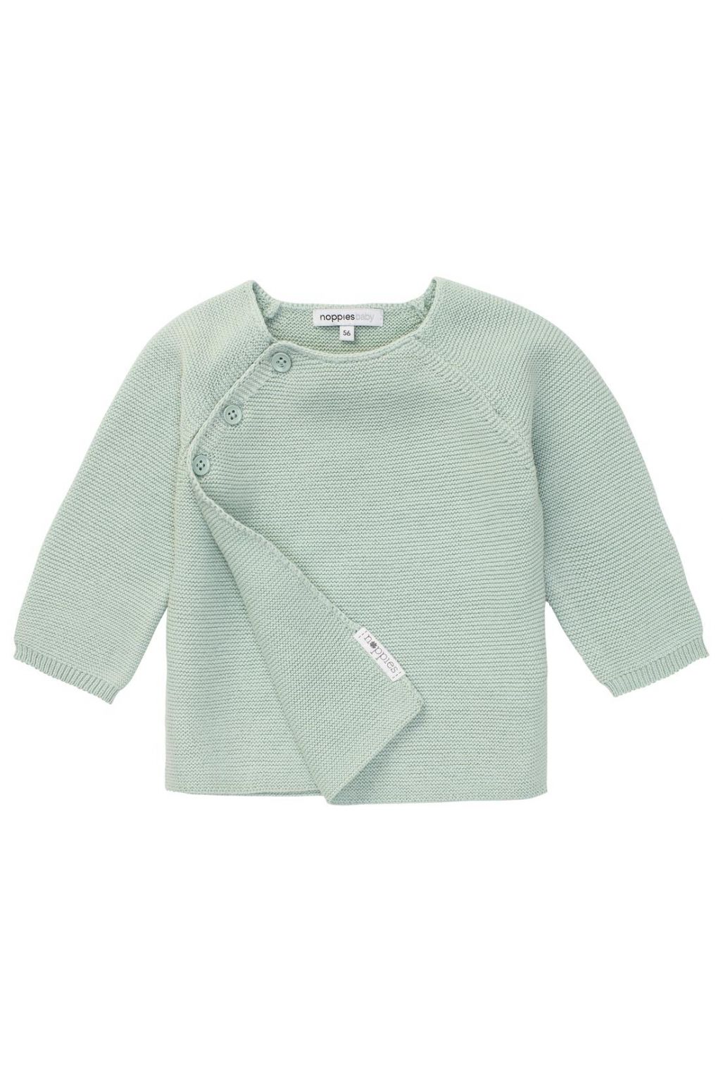 Noppies Baby Gilet Pino - Grey Mint