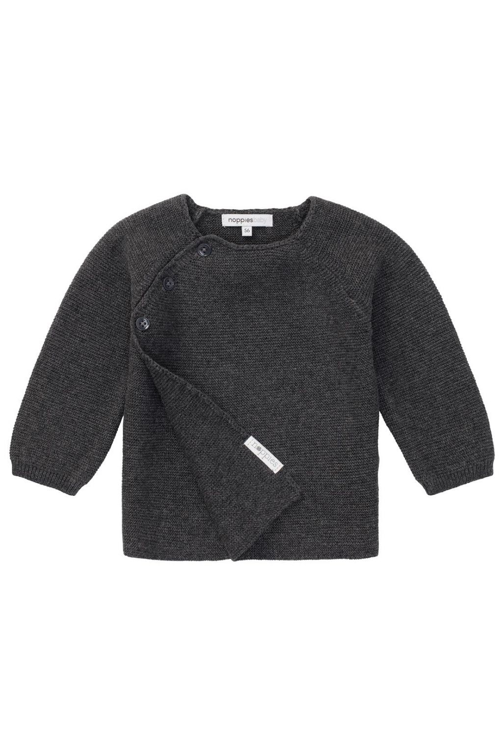 Noppies Baby Cardigan Pino - Dark grey melange