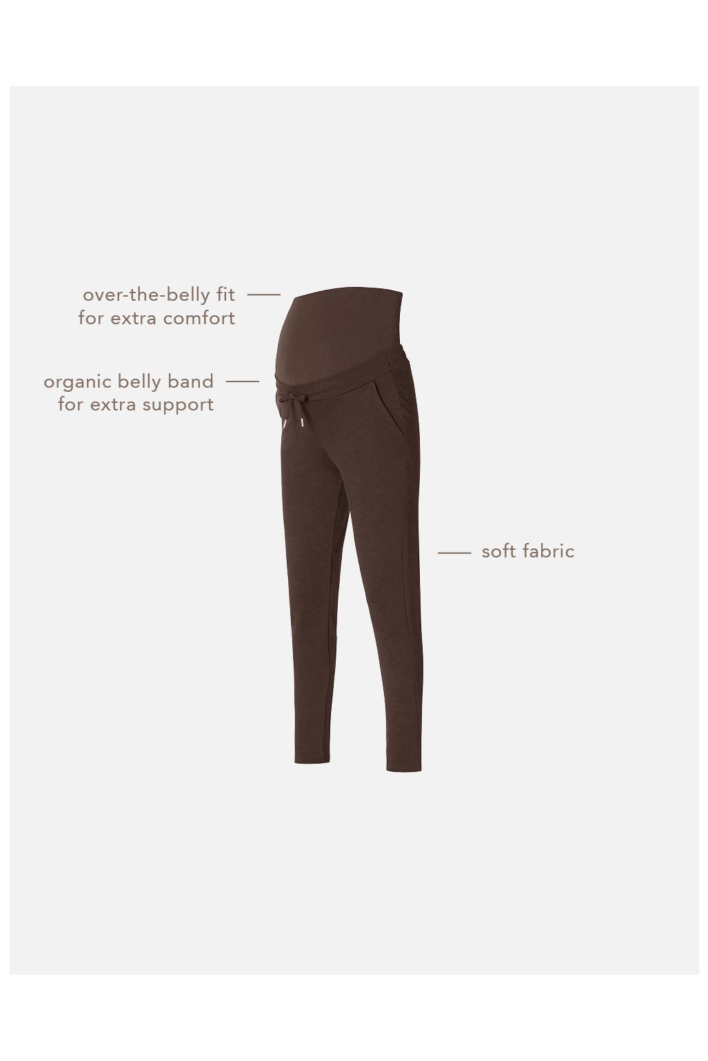 Noppies Pantalon casual Renee - Coffee Bean