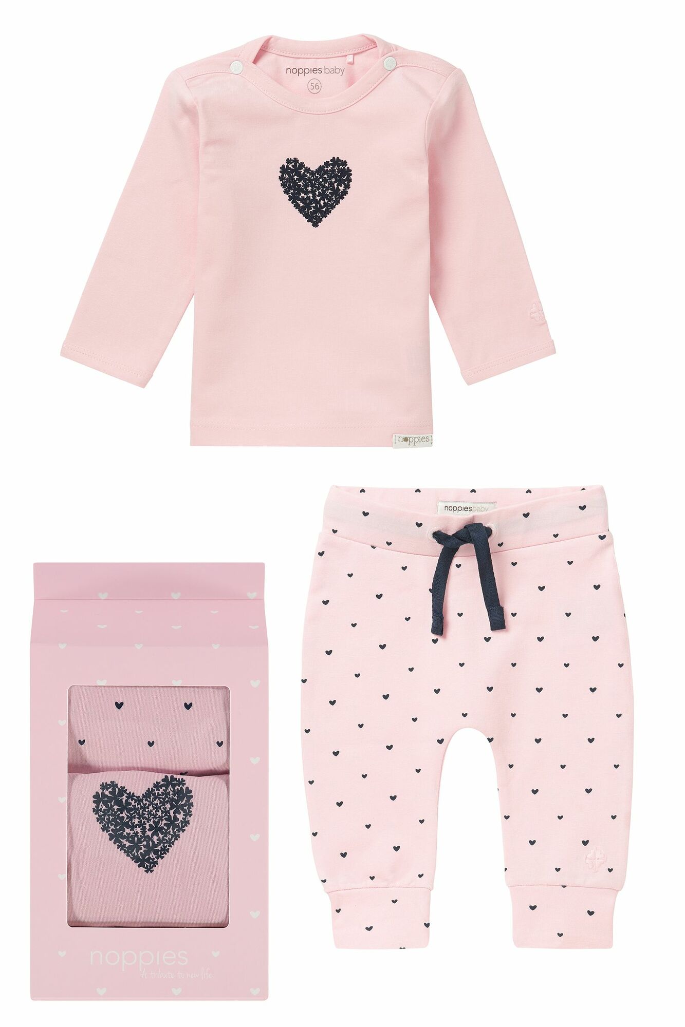 Noppies Baby Gift wrap basic Light Rose