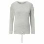 Noppies Lounge longsleeve met voedingsfunctie Hamden - Grey Melange