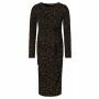 Supermom Dress AOP new Stripe - Black