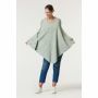 Noppies Badecape Wearable Clover Terry 110x105 - Puritan Gray