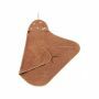 Noppies Newborn wrap towel Clover 72x92 cm - Indian Tan
