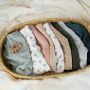 Noppies Multi-pack Muslin Cloth Mixed 2-pack 70x70 cm - Fog