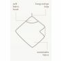 Noppies Wikkeldoek Teddy Fancy Dot 100x100 cm - Brick Dust