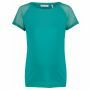 Queen Mum Voedings t-shirt Barcelona - Teal Blue