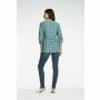 Queen Mum Blouse Cologne - Teal Blue