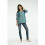 Queen Mum Blouse Cologne - Teal Blue
