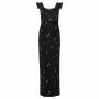 Queen Mum Maxi-jurk met voedingsfunctie Phoenix - Black