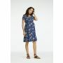 Queen Mum Jurk met voedingsfunctie Beiging - Sodalite Blue