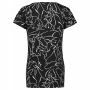Supermom T-shirt Lines Black - Black