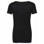 Supermom Voedings t-shirt Crossed Rib - Black