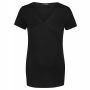 Supermom Voedings t-shirt Crossed Rib - Black