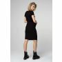 Supermom Dress Rib - Black