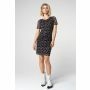 Supermom Dress Black Flower - Black