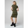 Supermom Jurk Striped - Burnt Olive