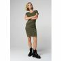 Supermom Jurk Striped - Burnt Olive