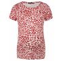 Supermom T-shirt Leopard - Chinese Red