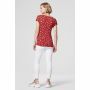Supermom T-shirt Flower - Chinese Red