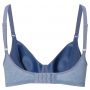 Noppies Soutien-gorge d'allaitement rembourré Cotton Melange - Light Blue Melange