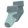Noppies Sokken (2 paar) Dot - Dark Green