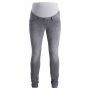 Queen Mum Straight Umstandsjeans - Grey Denim