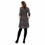 Queen Mum Nursing dress - Black AOP