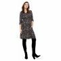 Queen Mum Nursing dress - Black AOP
