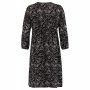Queen Mum Nursing dress - Black AOP